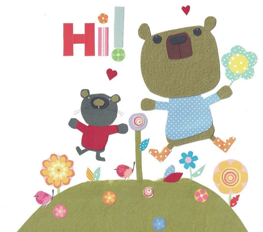 Hi! greeting card