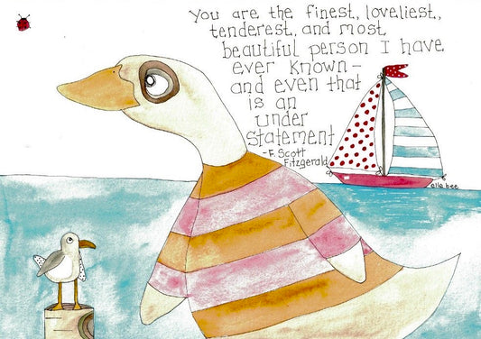 You are the loveliest... greeting card