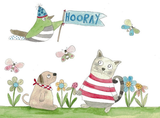 Hooray! greeting card