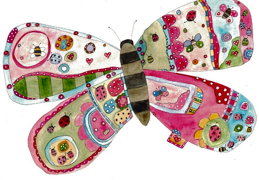 Butterfly in May greeting card