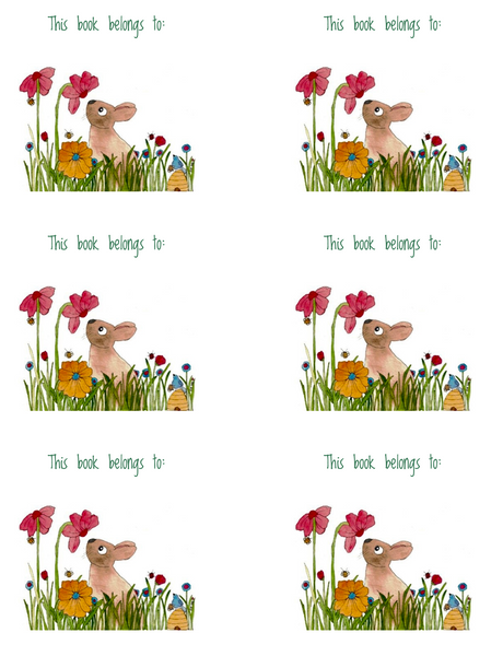 Bookplates - Set of 6 - In the Meadow
