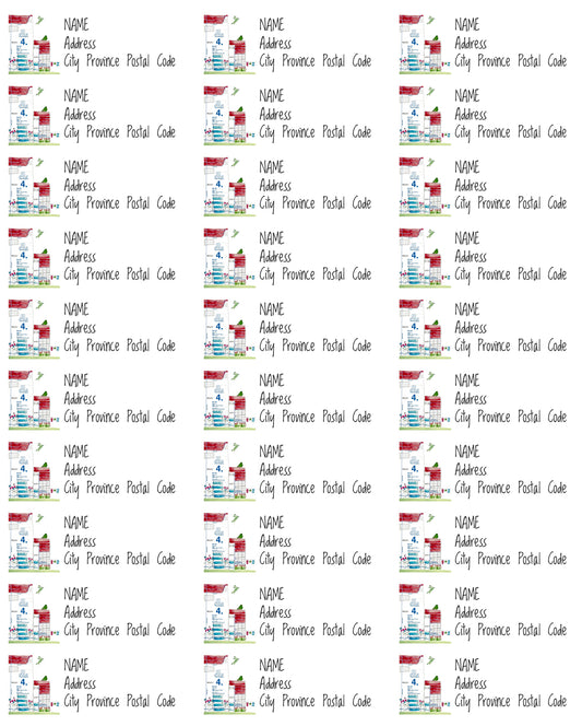 Address Labels set of 30 Whimsical Studio