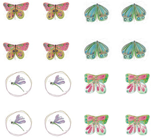 Butterfly sticker set of 16