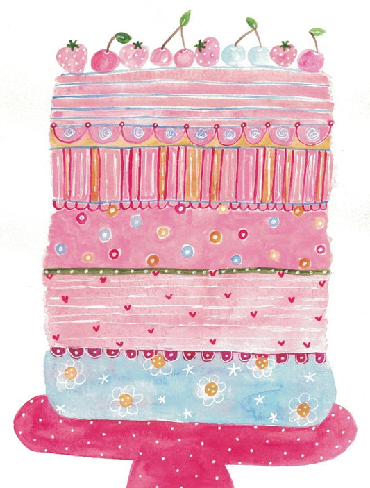 Cherries on top greeting card