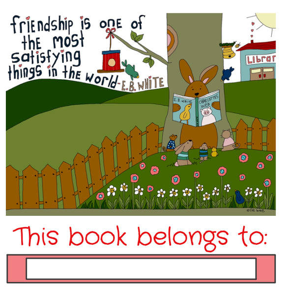 Bookplates - Set of 6 - Friendship