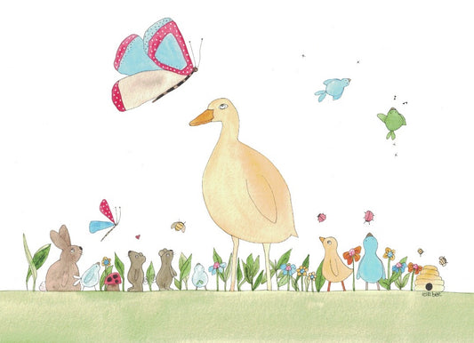 Greeting card "Good morning Butterfly"