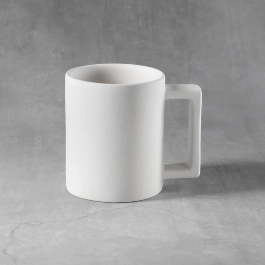 Bisque "Square handled" Mug