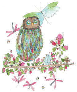 "Owl always be here for you" greeting card