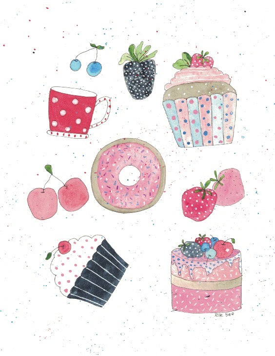 "Sweets" greeting card