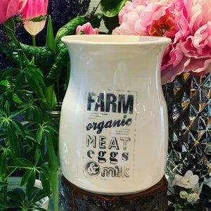 Organic Farm utensil jug / vase