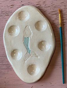 Ceramic paint palette "Mermaid"