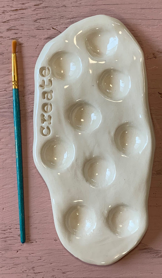 Ceramic paint palette "create"