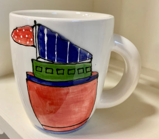 Mug "red ship"