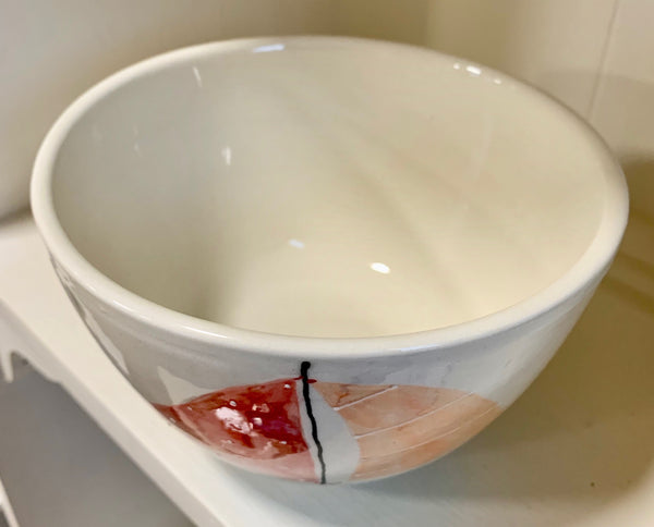 Extra large "Sailboat" cereal bowl