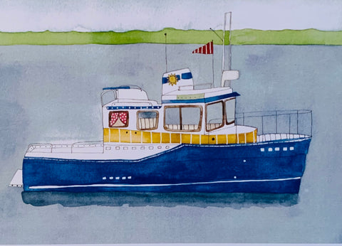 Greeting card "Ranger Tug"