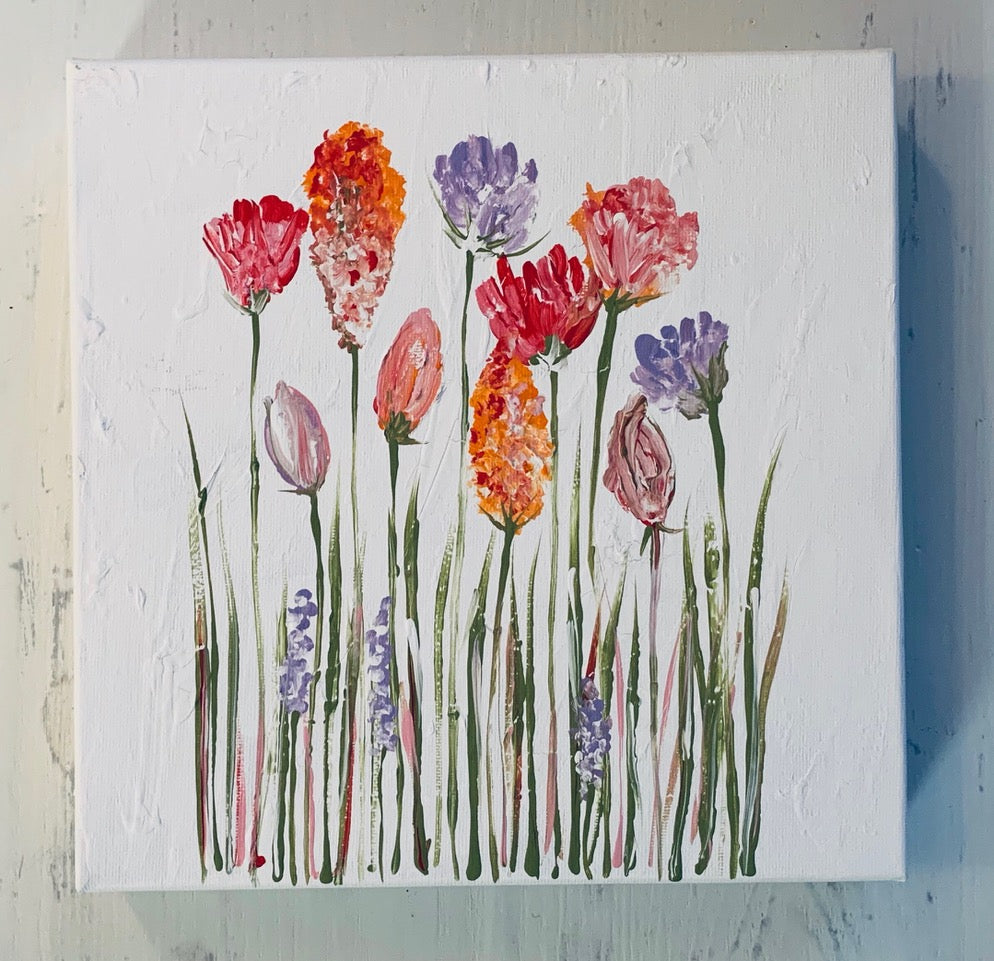 Acrylic Wildflowers Canvas
