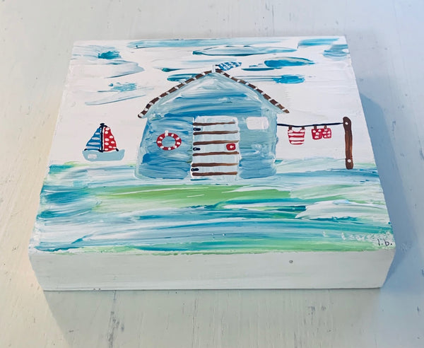 Cottage By The Sea Painting