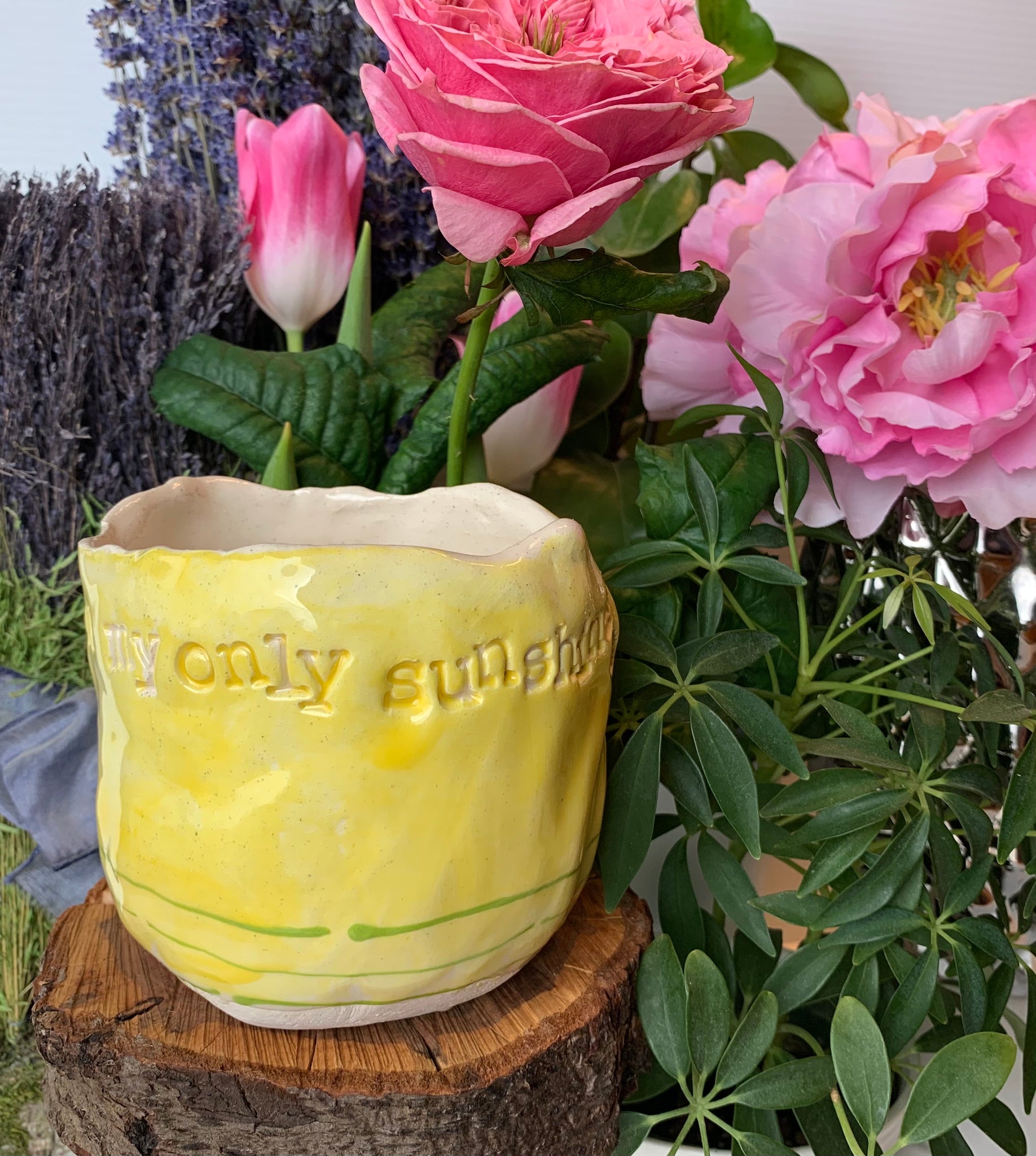 You are my sunshine 4" planter