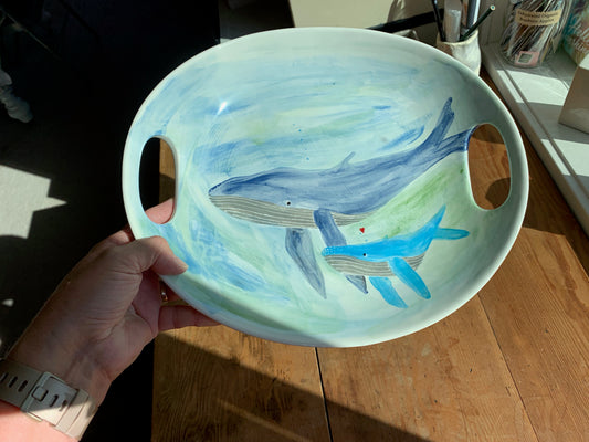 "Whale" platter