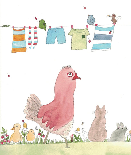 A Quiet Moment On The Farm Greeting Card