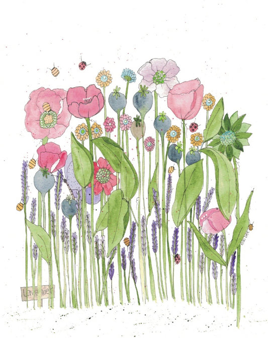 Greeting card "Botanical Garden"