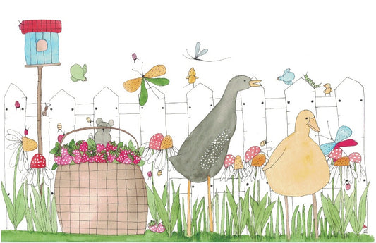 Greeting card "Catching Up With Friends"