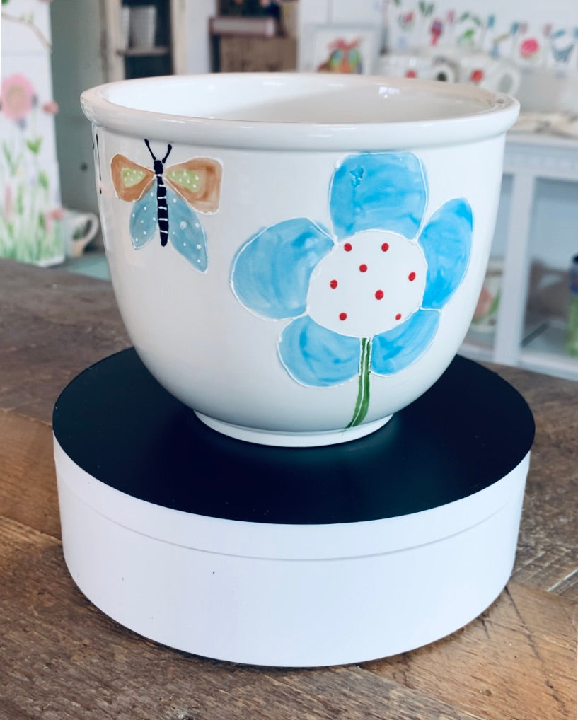 Chili bowl "You are amazing!" bird / flowers / butterfly